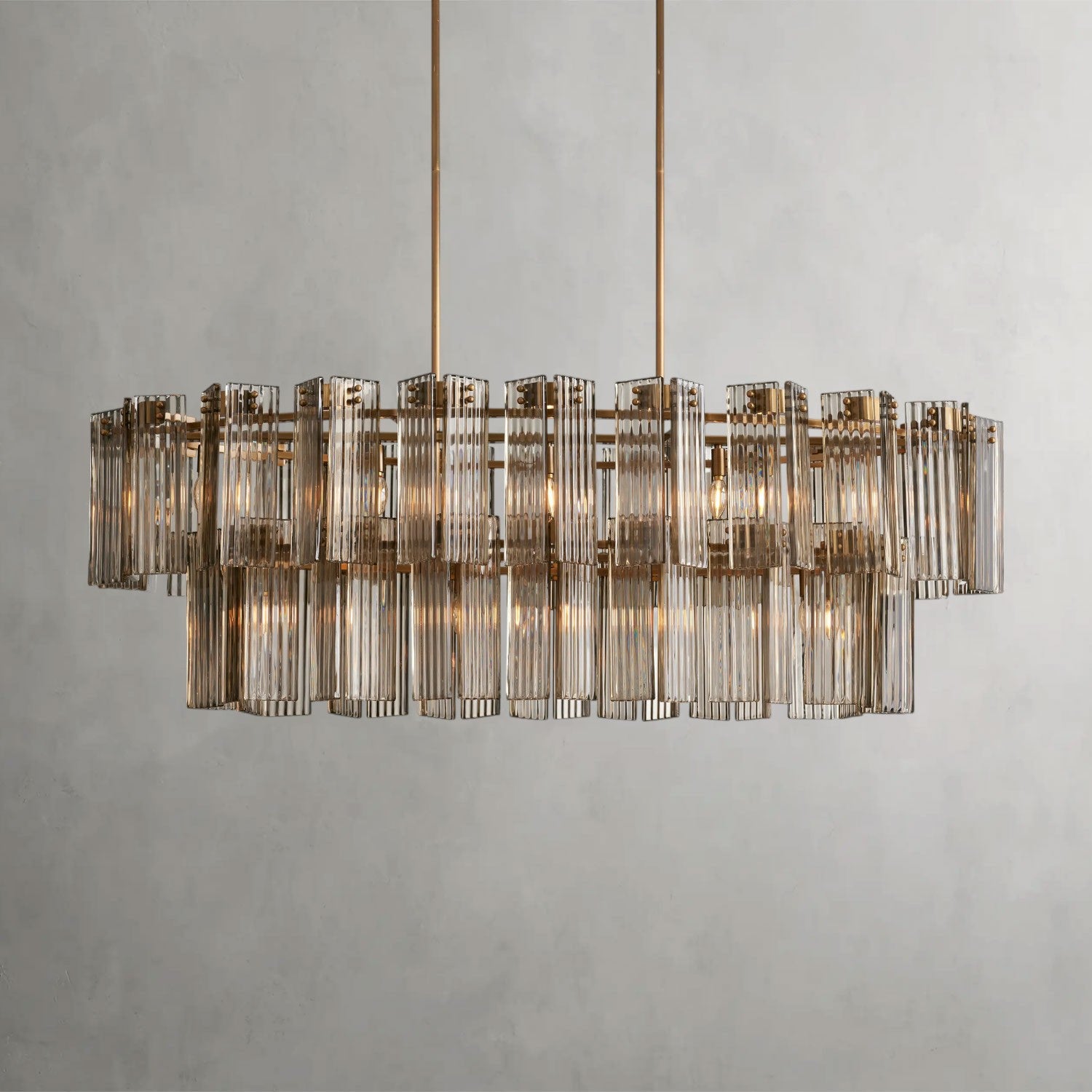 Delsie Oval Chandelier 51", 63", 72"